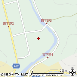 兵庫県宍粟市山崎町東下野197周辺の地図