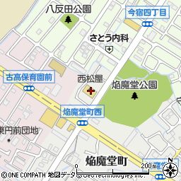 滋賀県守山市焔魔堂町247周辺の地図