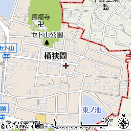 愛知県名古屋市緑区桶狭間2602周辺の地図
