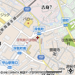 滋賀県守山市浮気町341-7周辺の地図