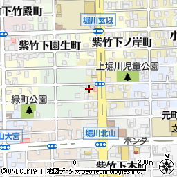 京都府京都市北区紫竹上本町9周辺の地図