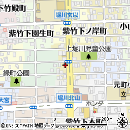 京都府京都市北区紫竹上本町7周辺の地図