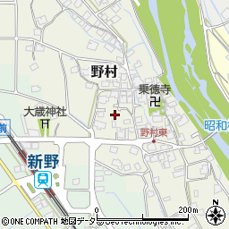 兵庫県神崎郡神河町野村253周辺の地図
