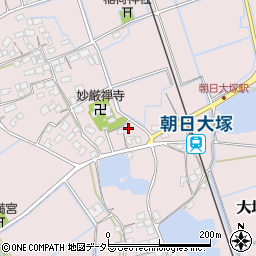 滋賀県東近江市大塚町885周辺の地図