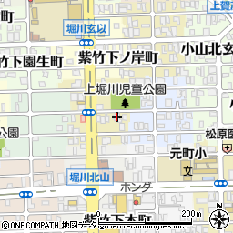 京都府京都市北区紫竹上本町36周辺の地図
