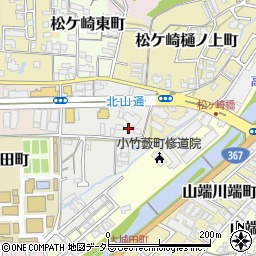 京都府京都市左京区松ケ崎小脇町14周辺の地図