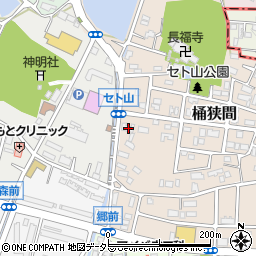 愛知県名古屋市緑区桶狭間2202周辺の地図