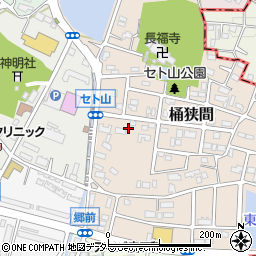 愛知県名古屋市緑区桶狭間2210周辺の地図