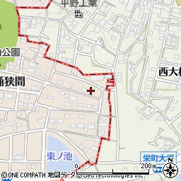 愛知県名古屋市緑区桶狭間1618周辺の地図