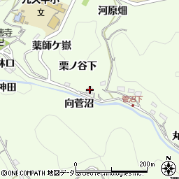 愛知県豊田市九久平町栗ノ谷下周辺の地図