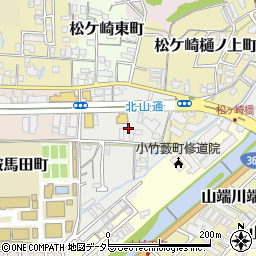 京都府京都市左京区松ケ崎小脇町周辺の地図