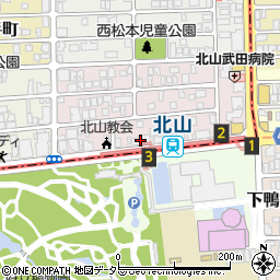 株式会社ヤマシタ　京都北営業所周辺の地図