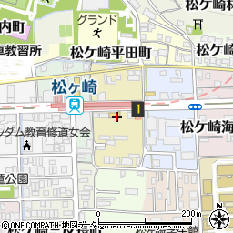 京都府京都市左京区松ケ崎六ノ坪町周辺の地図