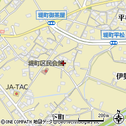 愛知県豊田市堤町石原周辺の地図
