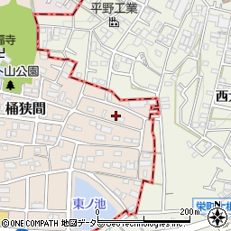 愛知県名古屋市緑区桶狭間1621周辺の地図