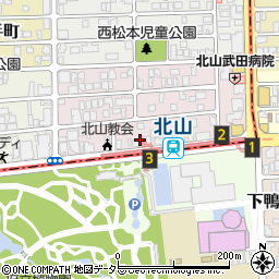 株式会社京都ライフ北山店周辺の地図