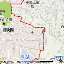 愛知県名古屋市緑区桶狭間1622周辺の地図
