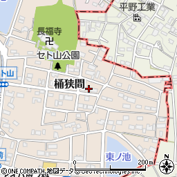 愛知県名古屋市緑区桶狭間1909周辺の地図