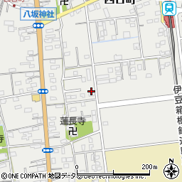 静岡県伊豆の国市四日町周辺の地図
