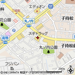 スギ薬局豊明三崎店周辺の地図