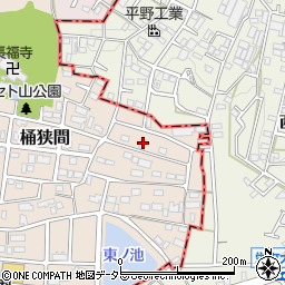 愛知県名古屋市緑区桶狭間1624周辺の地図