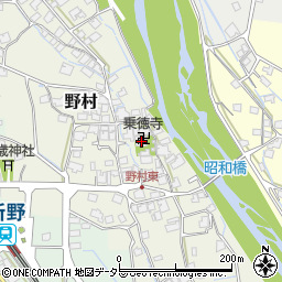 兵庫県神崎郡神河町野村244周辺の地図