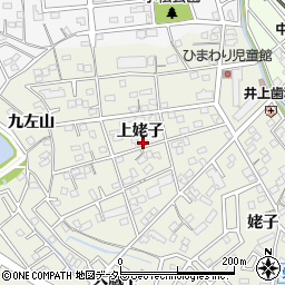 愛知県豊明市栄町上姥子周辺の地図