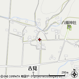 岡山県真庭市古見周辺の地図