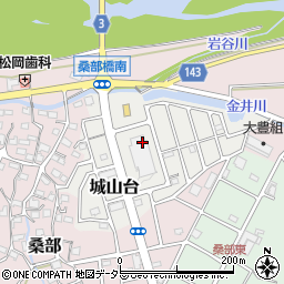 三重県桑名市城山台周辺の地図