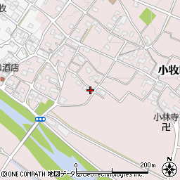 三重県四日市市小牧町945-2周辺の地図