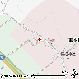 京都府亀岡市東本梅町松熊（吉ケ下）周辺の地図