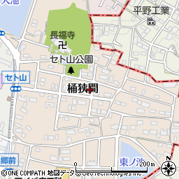 愛知県名古屋市緑区桶狭間2008周辺の地図