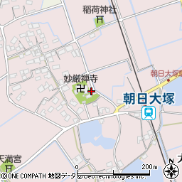 滋賀県東近江市大塚町1638周辺の地図