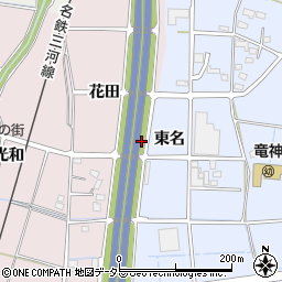 愛知県豊田市竹町（五反田）周辺の地図