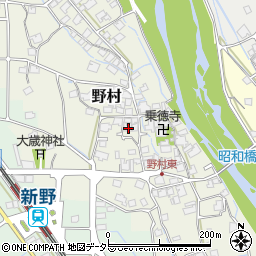 兵庫県神崎郡神河町野村255周辺の地図