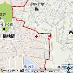 愛知県名古屋市緑区桶狭間1608周辺の地図