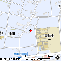 愛知県豊田市竜神町竜神周辺の地図