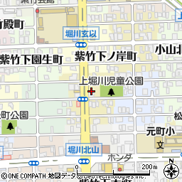 京都府京都市北区紫竹上本町29周辺の地図