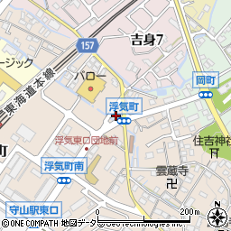 滋賀県守山市浮気町358-3周辺の地図