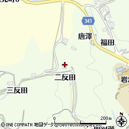 愛知県豊田市岩倉町二反田7周辺の地図