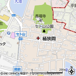 愛知県名古屋市緑区桶狭間2106周辺の地図