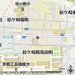 京都府京都市左京区松ケ崎雲路町周辺の地図