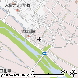 三重県四日市市小牧町1166周辺の地図