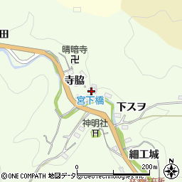 愛知県豊田市林添町井ノ上周辺の地図