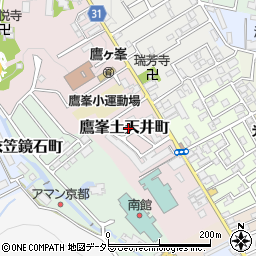 京都府京都市北区鷹峯土天井町23-3周辺の地図