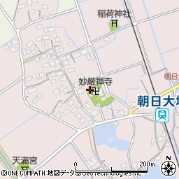 滋賀県東近江市大塚町周辺の地図