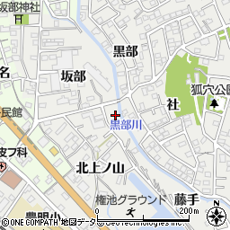 愛知県豊明市阿野町黒部7周辺の地図