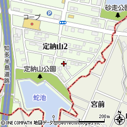愛知県名古屋市緑区定納山2丁目704周辺の地図