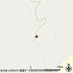 愛知県新城市連合中根周辺の地図