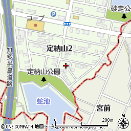 愛知県名古屋市緑区定納山2丁目705周辺の地図